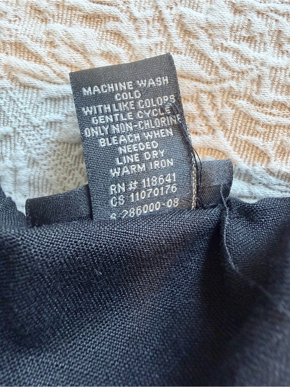 Lane Bryant Black linen A-line Flare Skirt with White Floral Lace Hem - Picture 7 of 12